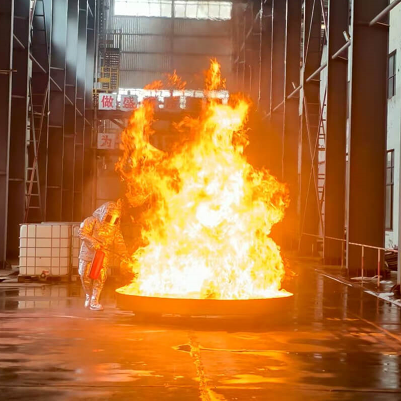 PLENT & SXFIREPRO Thử nghiệm thực địa hoàn chỉnh sản phẩm bọt chữa cháy mới